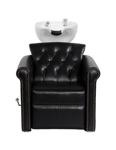 Gabbiano Berlin Lux lavabo da barbiere nero