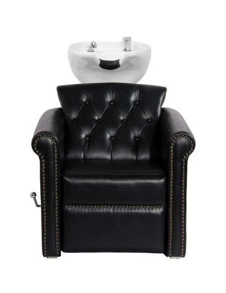 Gabbiano Berlin Lux lavabo da barbiere nero