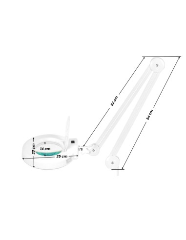 Lampada d'ingrandimento a led S4 + treppiede