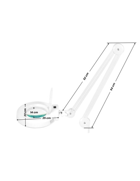Lampada d'ingrandimento a led S4 + treppiede