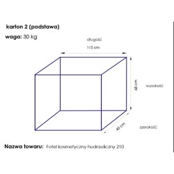 Poltrona cosmetica hyd. A 210 nero 2