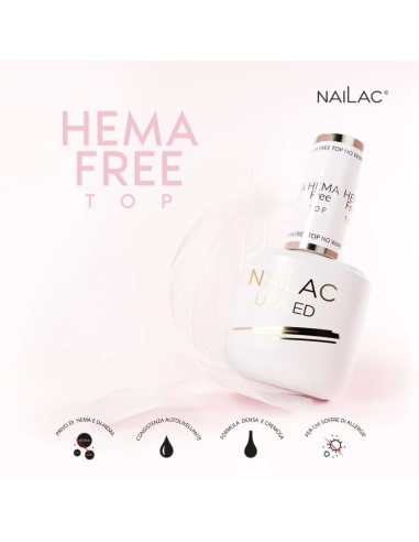 HEMA Free Top UV No Wipe NaiLac 7ml