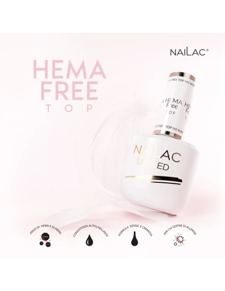 HEMA Free Top UV No Wipe NaiLac 7ml