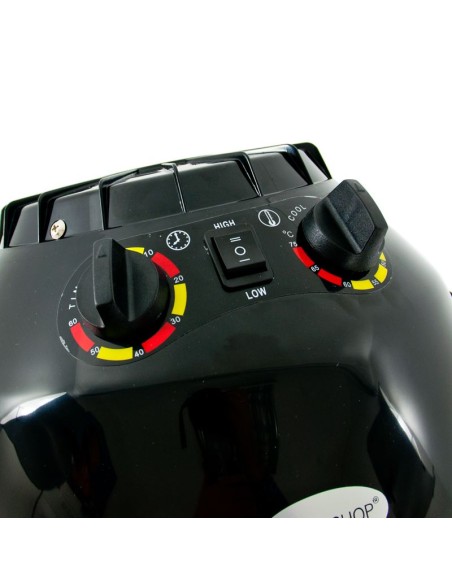 Gabbiano LI-202S asciugacapelli a due velocità nero