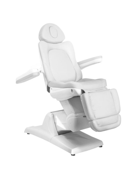 Azzurro 870 poltrona estetica elettrica a 3 motori, bianco