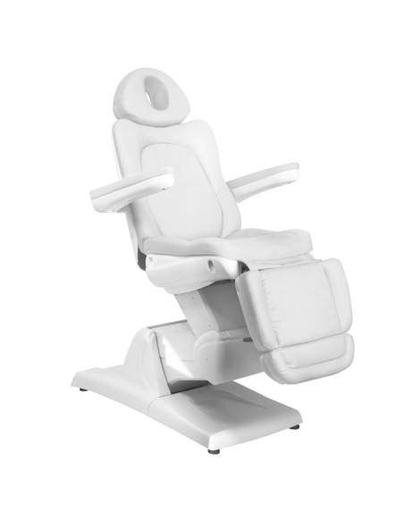 Azzurro 870 poltrona estetica elettrica a 3 motori, bianco