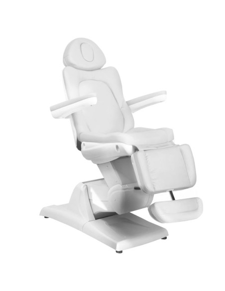 Azzurro 870 poltrona estetica elettrica a 3 motori, bianco