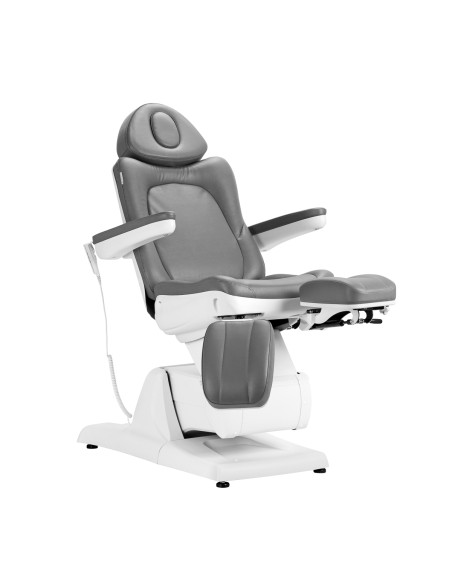 Azzurro 870S pedi 3 motori grigio sedia estetica elettrica