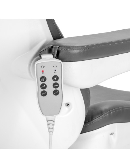 Azzurro 870S pedi 3 motori grigio sedia estetica elettrica