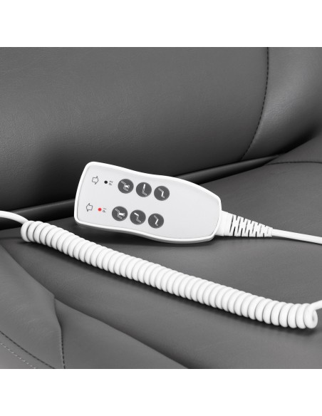 Azzurro 870S pedi 3 motori grigio sedia estetica elettrica