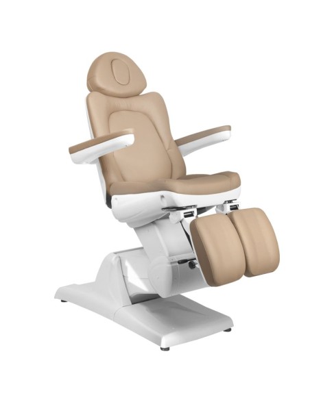 Azzurro 870S pedi 3 motori poltrona estetica elettrica cappuccino