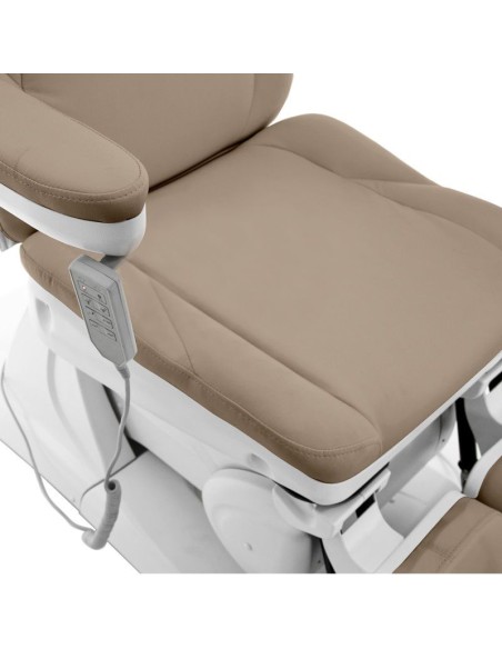 Azzurro 870S pedi 3 motori poltrona estetica elettrica cappuccino