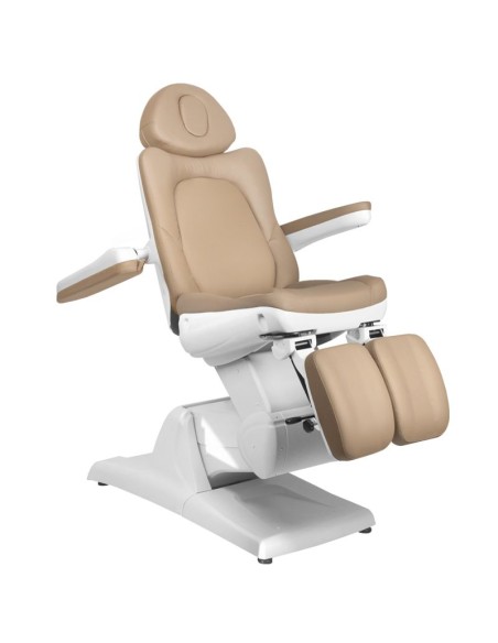 Azzurro 870S pedi 3 motori poltrona estetica elettrica cappuccino