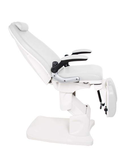 Poltrona podologica elettrica Azzurro 709A a 3 motori, bianco
