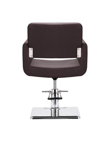 Poltrona da parrucchiere Gabbiano Helsinki marrone