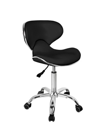 Sgabello cosmetico Gabbiano Q-4599 nero