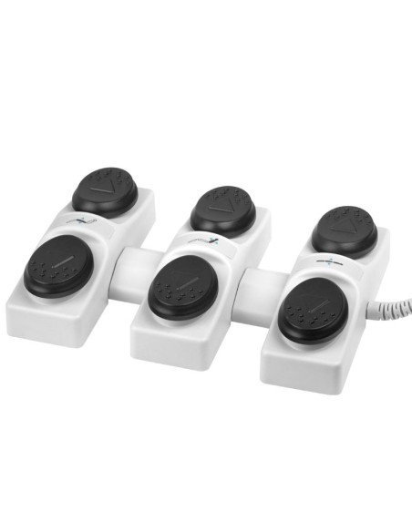 Sedia Azzurro a pedale 3 motori