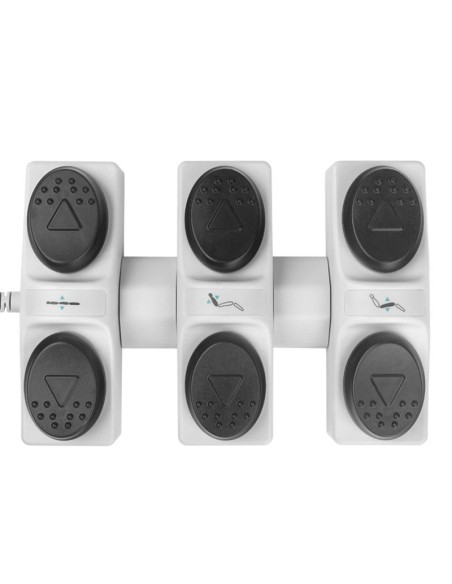 Sedia Azzurro a pedale 3 motori