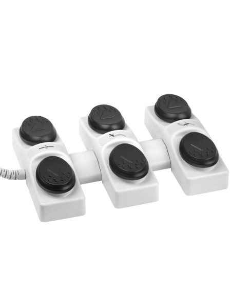 Sedia Azzurro a pedale 3 motori