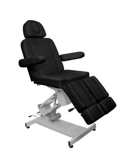 Azzurro 706 pedi 1 motore nero sedia estetica elettrica