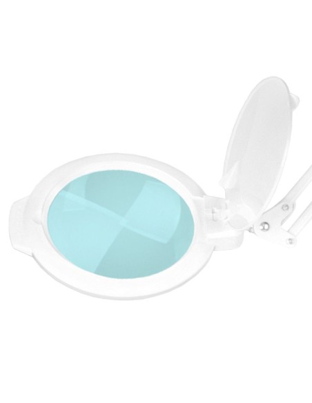 Lampada d'ingrandimento a led Glow Moonlight 8013/6" bianco con treppiede