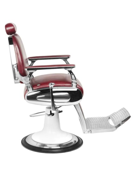 Sedia da barbiere Gabbiano Moto Style marrone