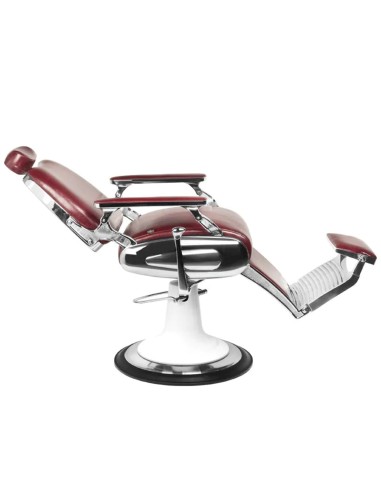 Sedia da barbiere Gabbiano Moto Style marrone