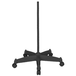 Glow Moonlight lampada d'ingrandimento a stelo nera