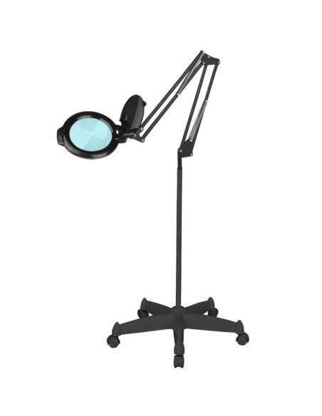 Lampada d'ingrandimento a led Glow Moonlight 8013/6" nero con treppiede