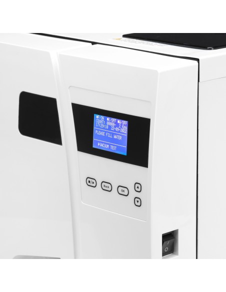 Autoclave Lafomed Premium Line LFSS18AA LCD con stampante medicale da 18 L Classe B