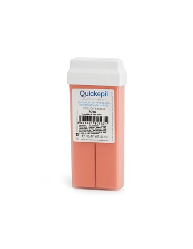 Quickepil cera depilatoria in rotolo rosa 110 g