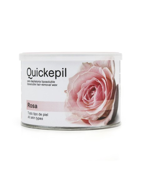 Quickepil cera depilatoria barattolo rosa 400 ml