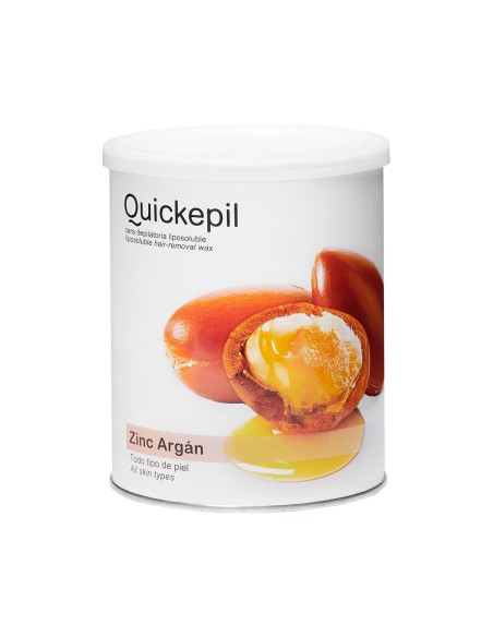 Quickepil cera depilatoria zinco-argan barattolo 800 ml