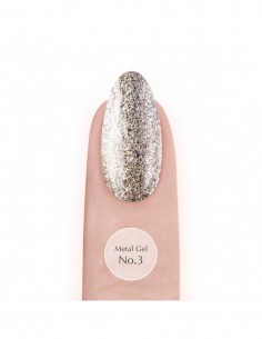 Metal Gel No.3 White Gold 2