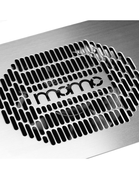 Collettore di polveri da incasso Momo S-41 argento 