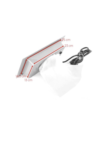 Collettore di polveri da incasso Momo S-41 argento 