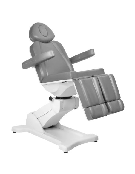 Azzurro 869AS poltrona cosmetica elettropedica rotante 5 motori grigio