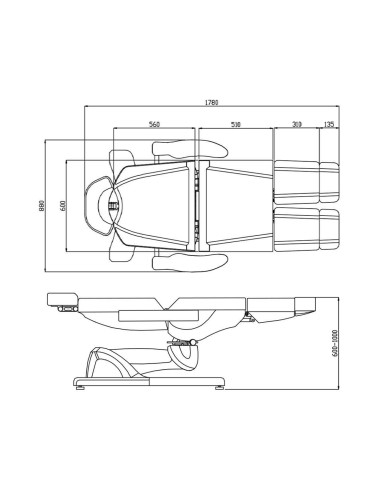 Azzurro 869AS poltrona cosmetica elettropedica...