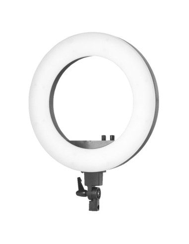 Luce anulare 18" 48W led nero + treppiede