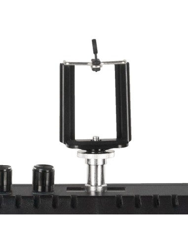 Luce anulare 18" 48W led nero + treppiede