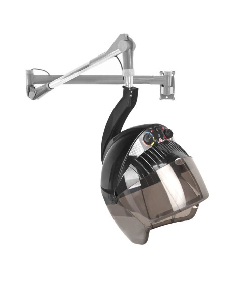 Gabbiano Centurion DVI-303W asciugacapelli ionico a tre velocità nero