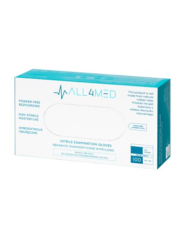 All4med guanti diagnostici monouso in nitrile...