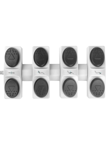 Sedia Azzurro a pedale 4 motori