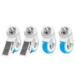 Set di rotelle per sedia elettrica 4 pezzi.