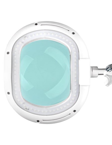 Elegante lampada d'ingrandimento 6028 60 led smd 5d per tavolo reg. intensità luminosa