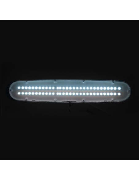 Elegante 801-s lampada da officina a led con impugnatura a morsa standard bianco 