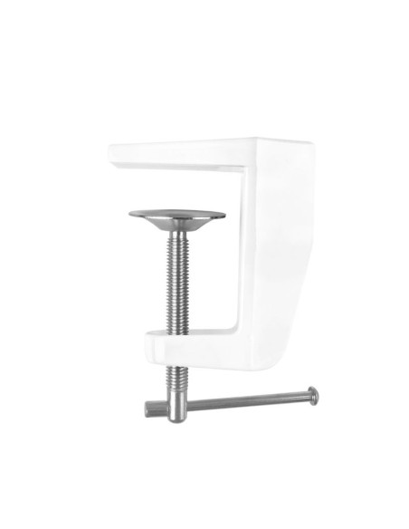 Elegante 801-s lampada da officina a led con impugnatura a morsa standard bianco 