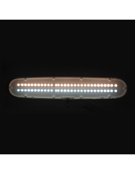 Elegante 801-tl lampada da officina a led con impugnatura a morsa regolabile in intensità e colore bianco