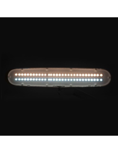 Elegante 801-tl lampada da officina a led con supporto per la regolazione dell'intensità luminosa e del colore bianco