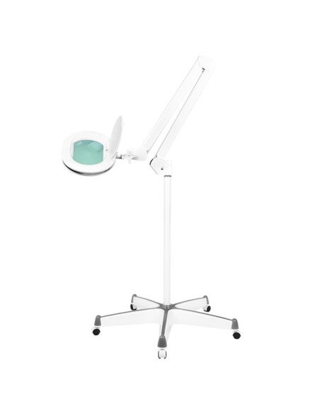 Elegante 6028 60 led smd 5d lampada d'ingrandimento con treppiede reg. intensità luminosa